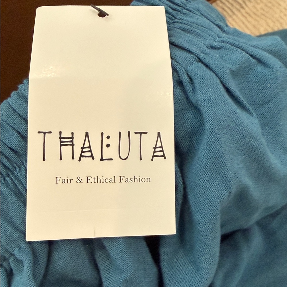 Thaluta teal maxi skirt - Picture 5 of 6